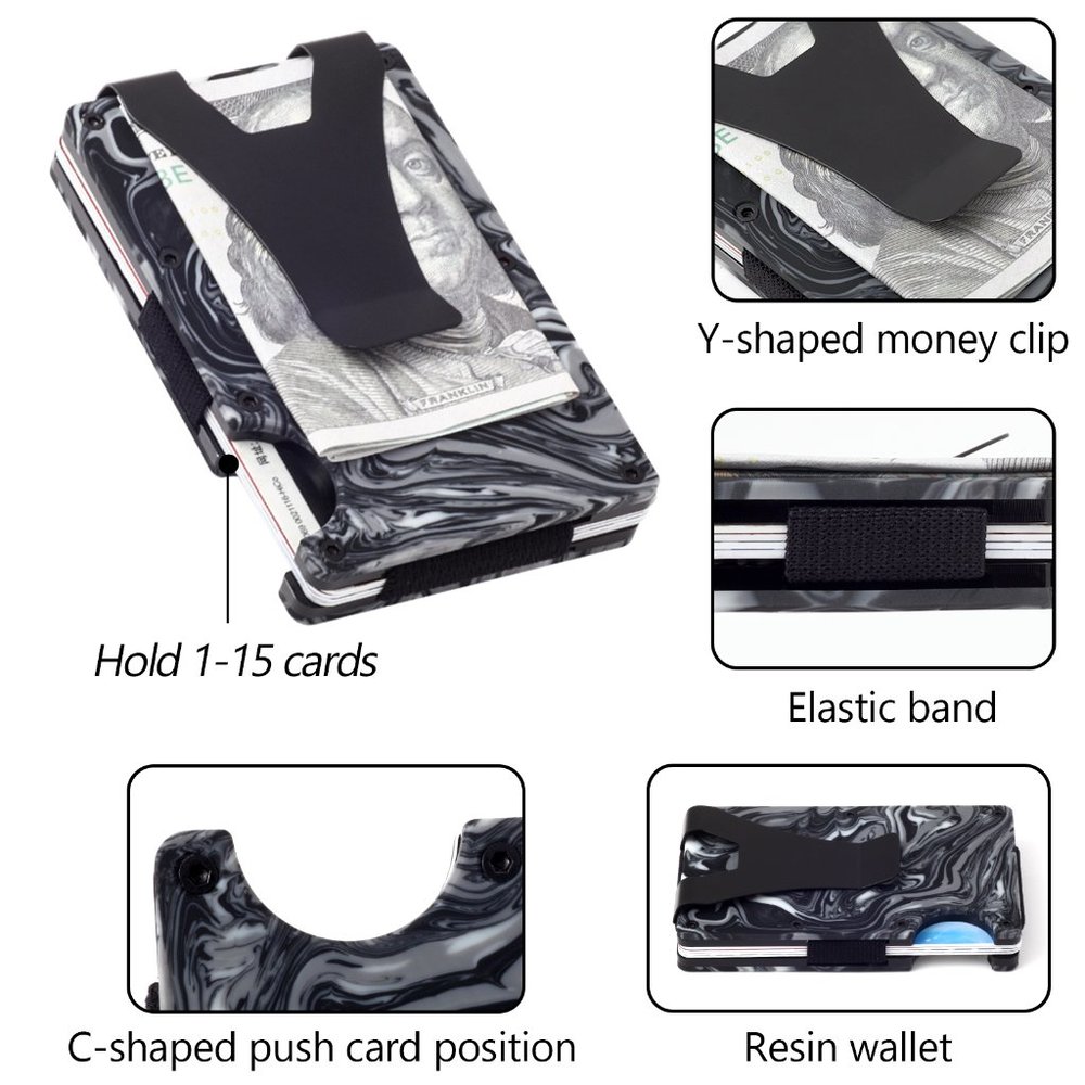 ✨✨XFBouti Upgraded Colored Men's Money Clip Minimalist Slim Wallet - Picture 6 of 7